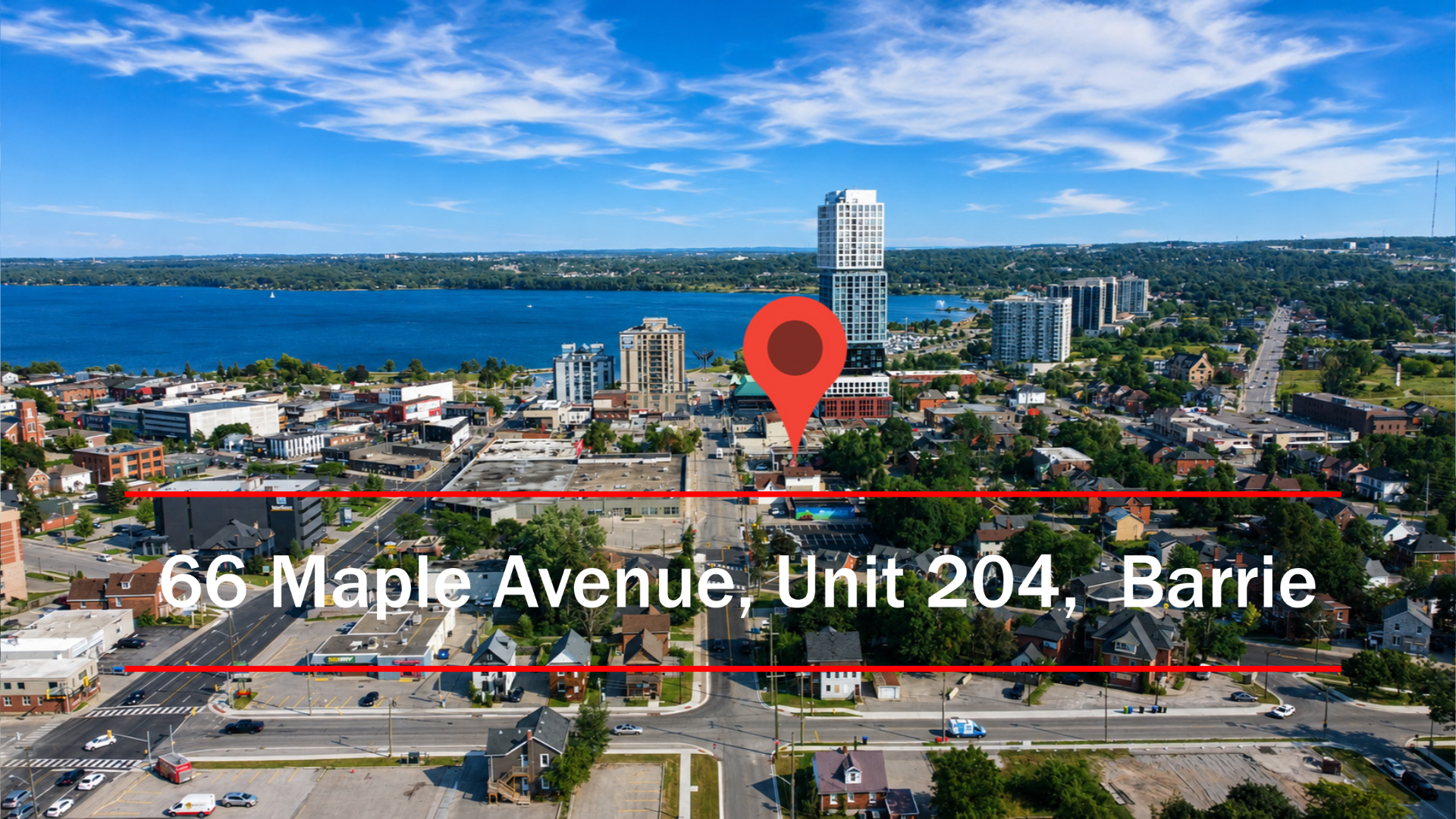 66 Maple Ave 204, Barrie: Affordable Downtown Barrie Rental at 66 Maple Ave Unit 204