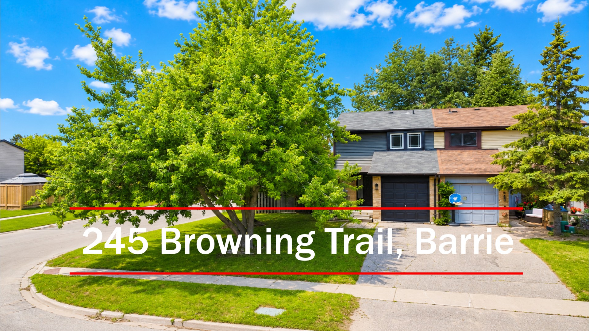 245 Browning Tr, Barrie: Move-In Ready FREEHOLD Townhouse for Sale | Beautifully Renovated Corner Lot Home