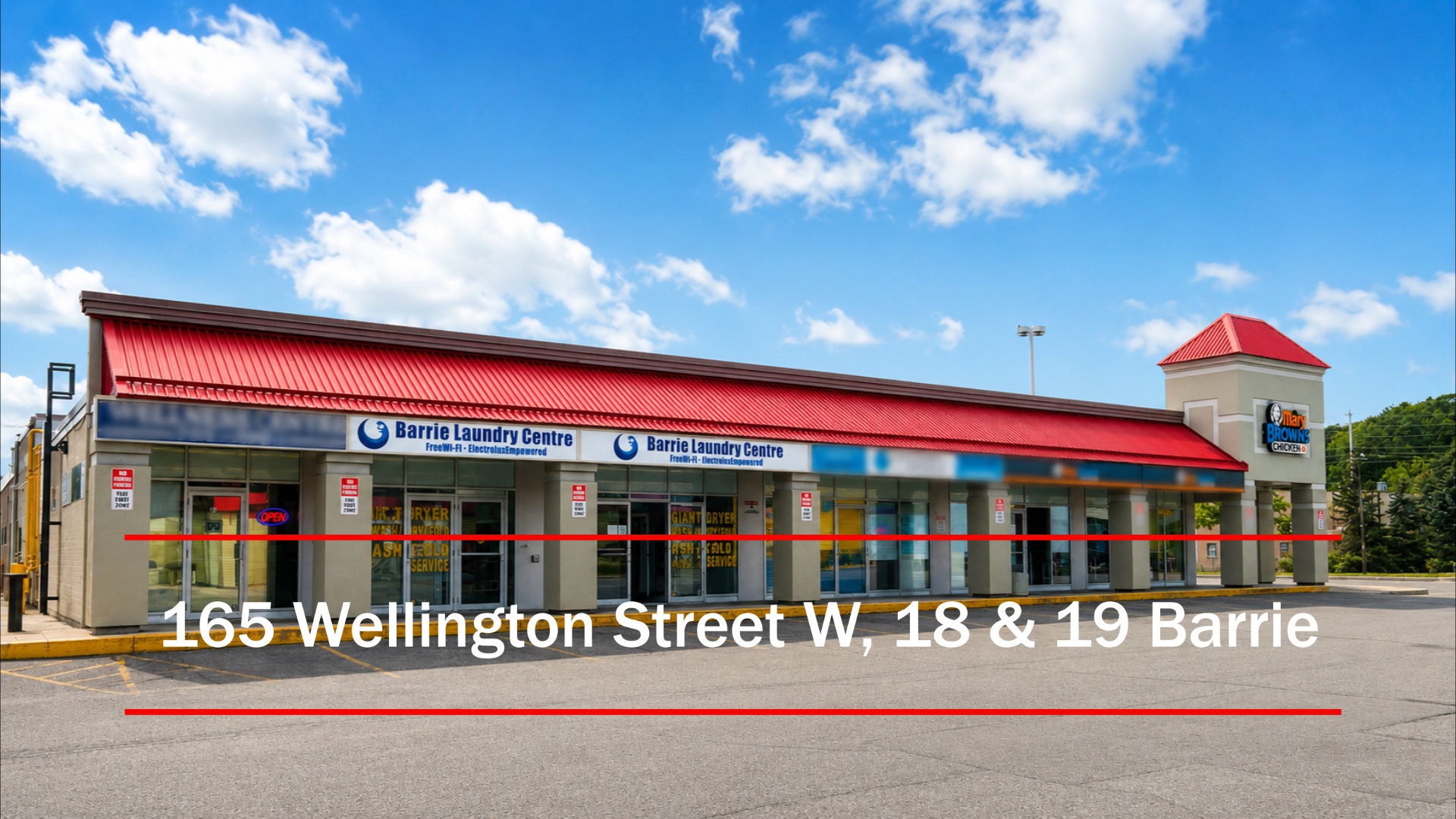 165 Wellington St W 18 & 19, Barrie: Laundromat for Sale: An Established Business Opportunity with Strong Growth Potential